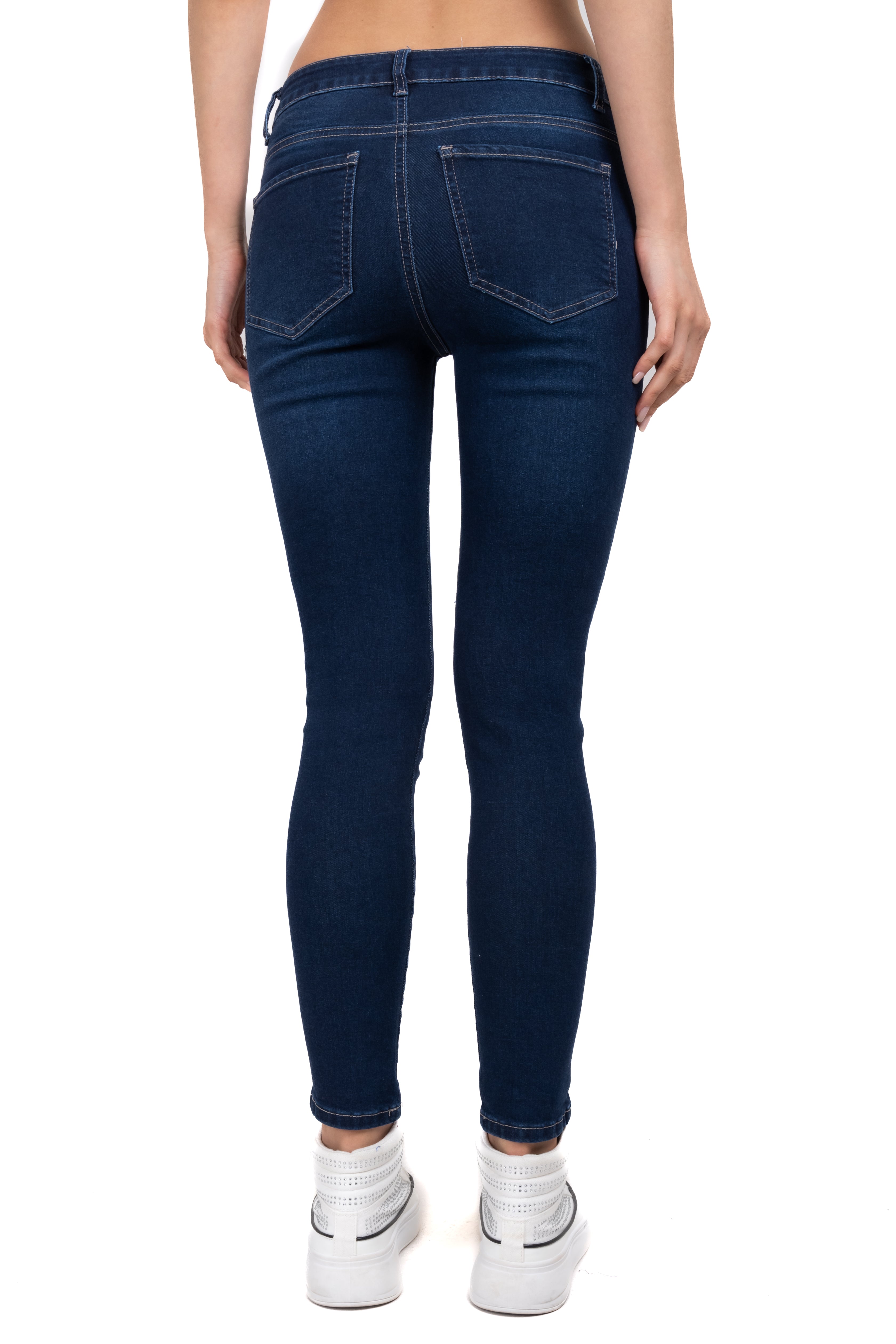 Jeans skinny basicos DARK WASH