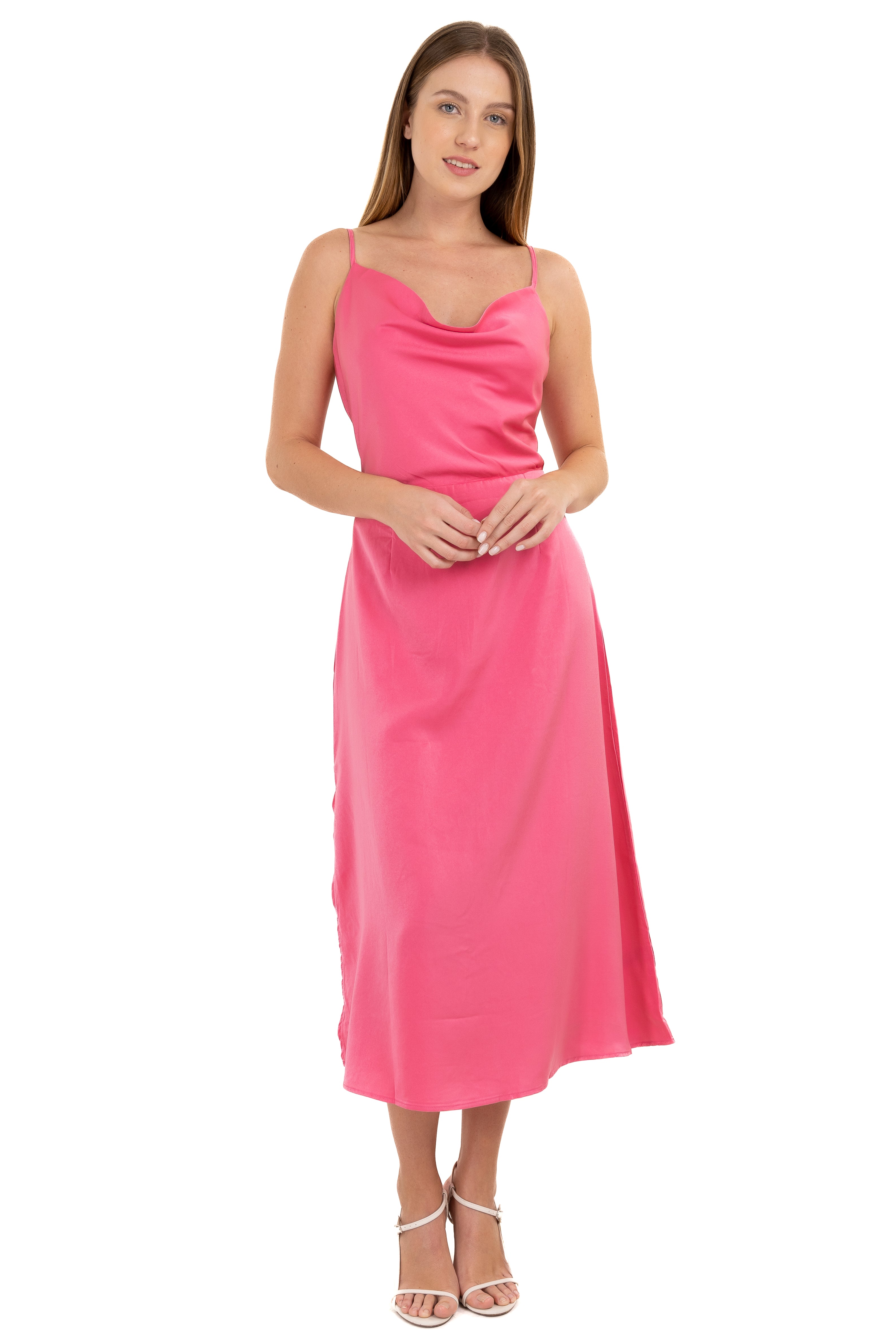 Vestido maxi tirantes lace up ROSA