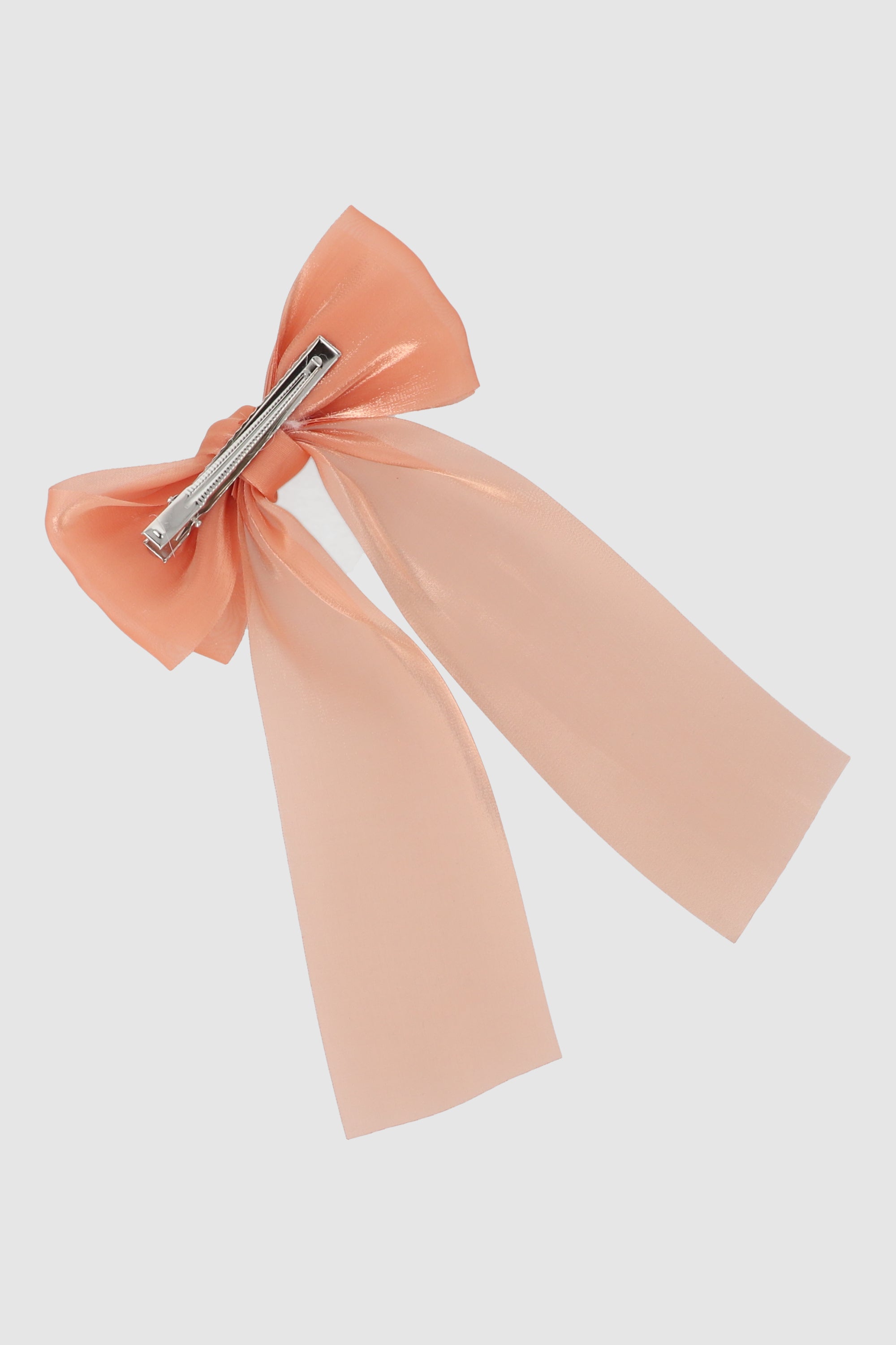 Moño Monocolor Organza CORAL