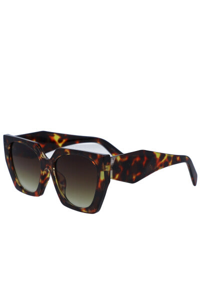 Lentes cuadrados oversize carey MULTICOLOR