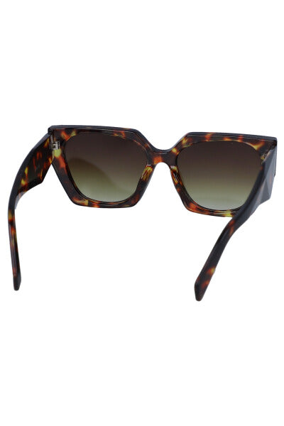 Lentes cuadrados oversize carey MULTICOLOR