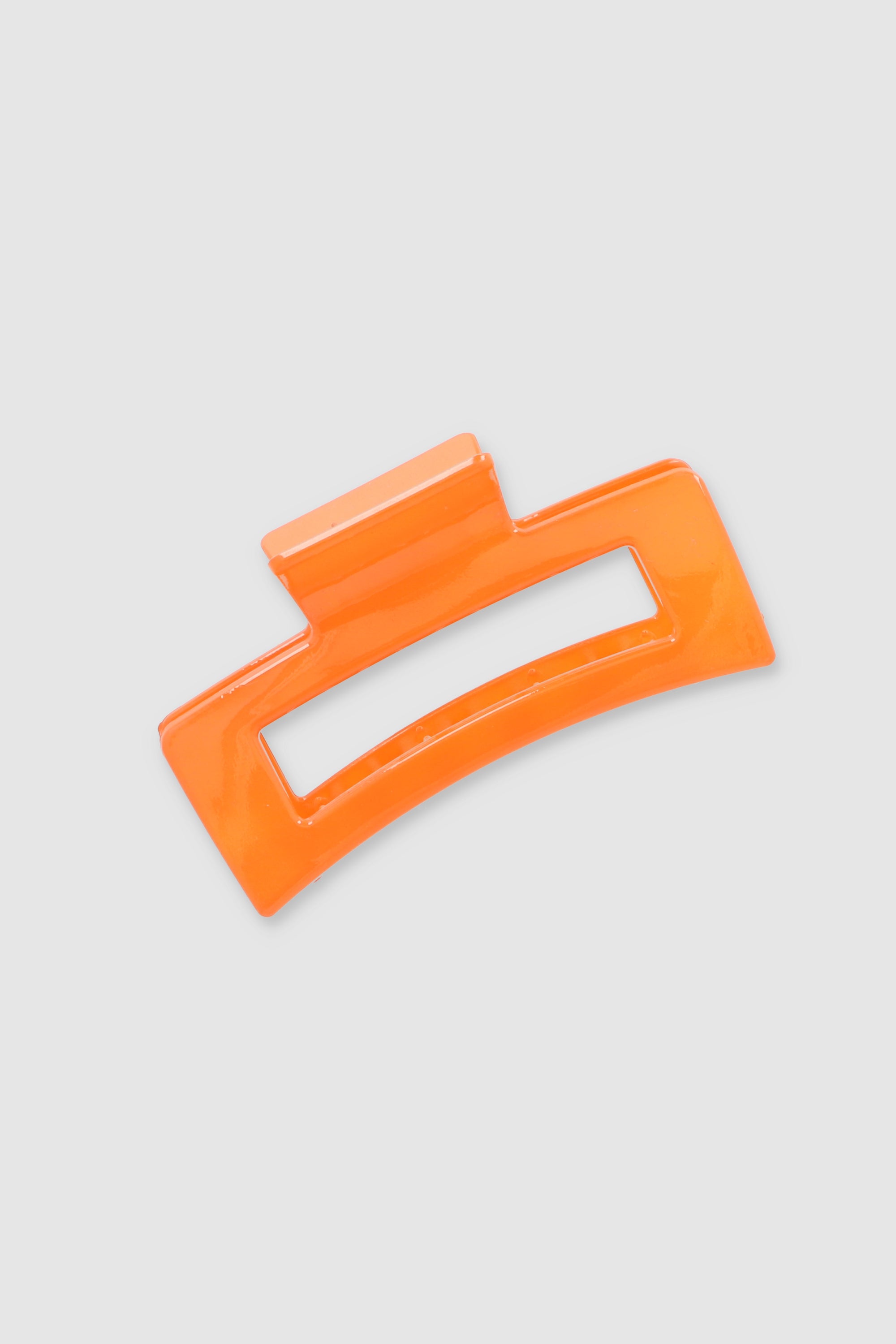 Pinza rectangular monocolor NARANJA