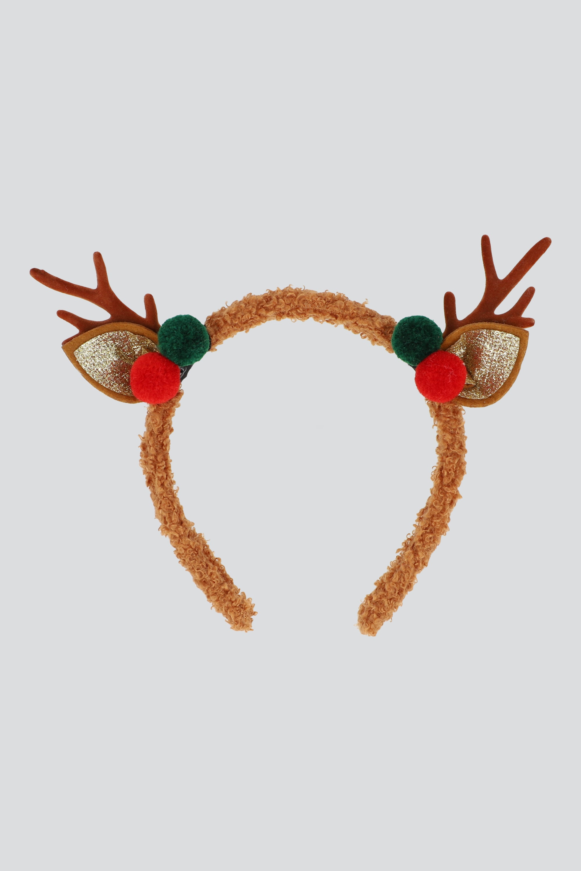 Diadema reno orejas brillos CAFE