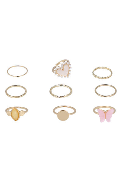 Set 9 Anillos Multidiseños