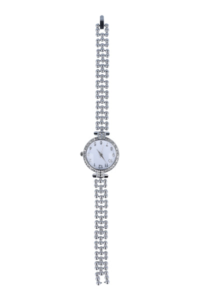 Reloj analógico pulsera PLATA