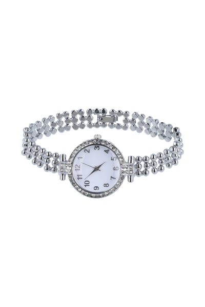 Reloj analógico pulsera PLATA