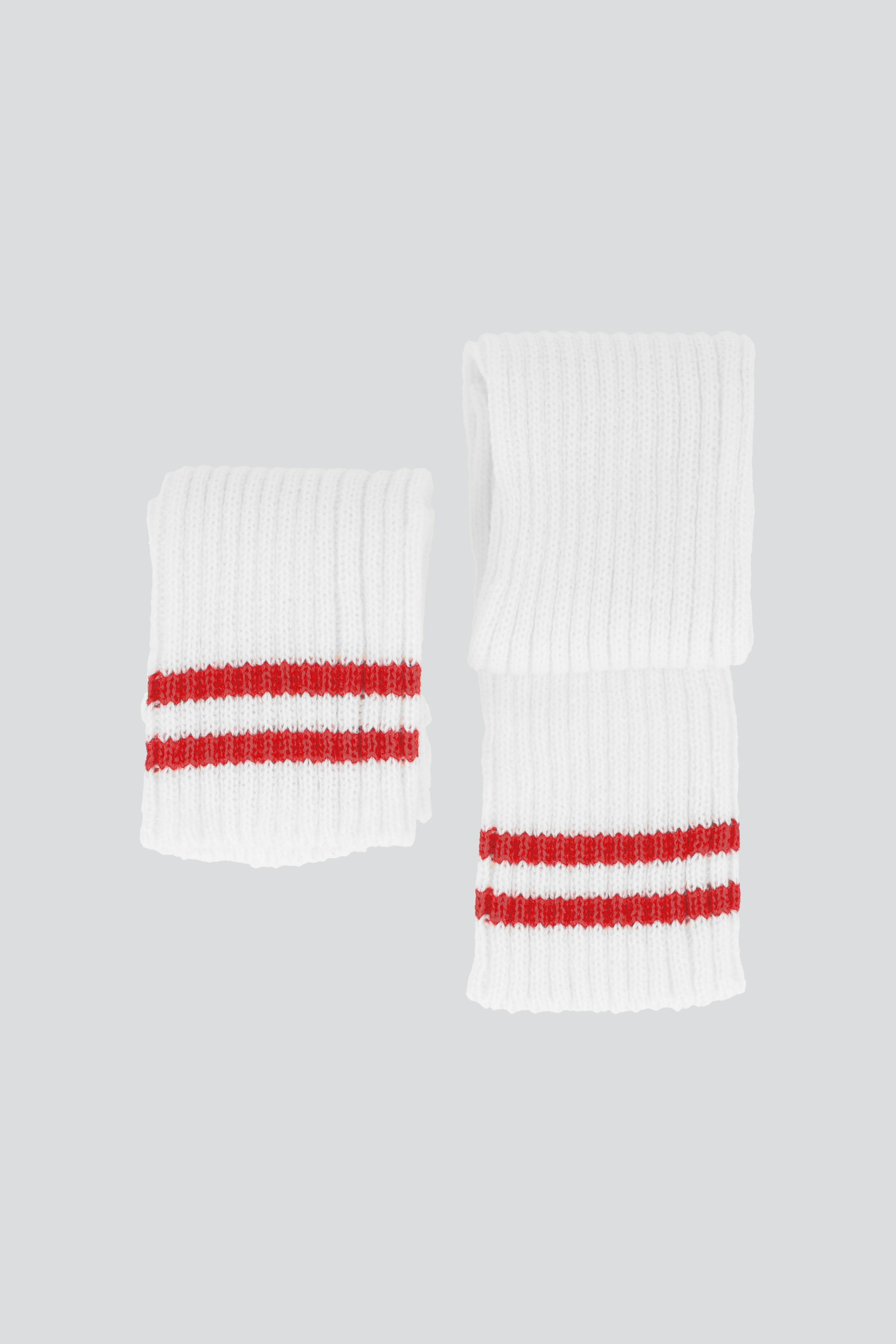 Calentadores Líneas Tejidos ROJO COMBO