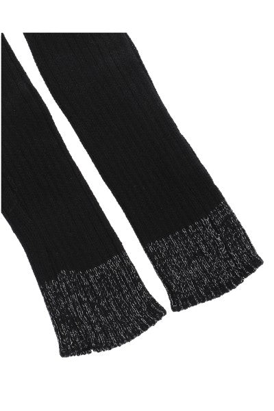 Calentadores detalle lurex NEGRO