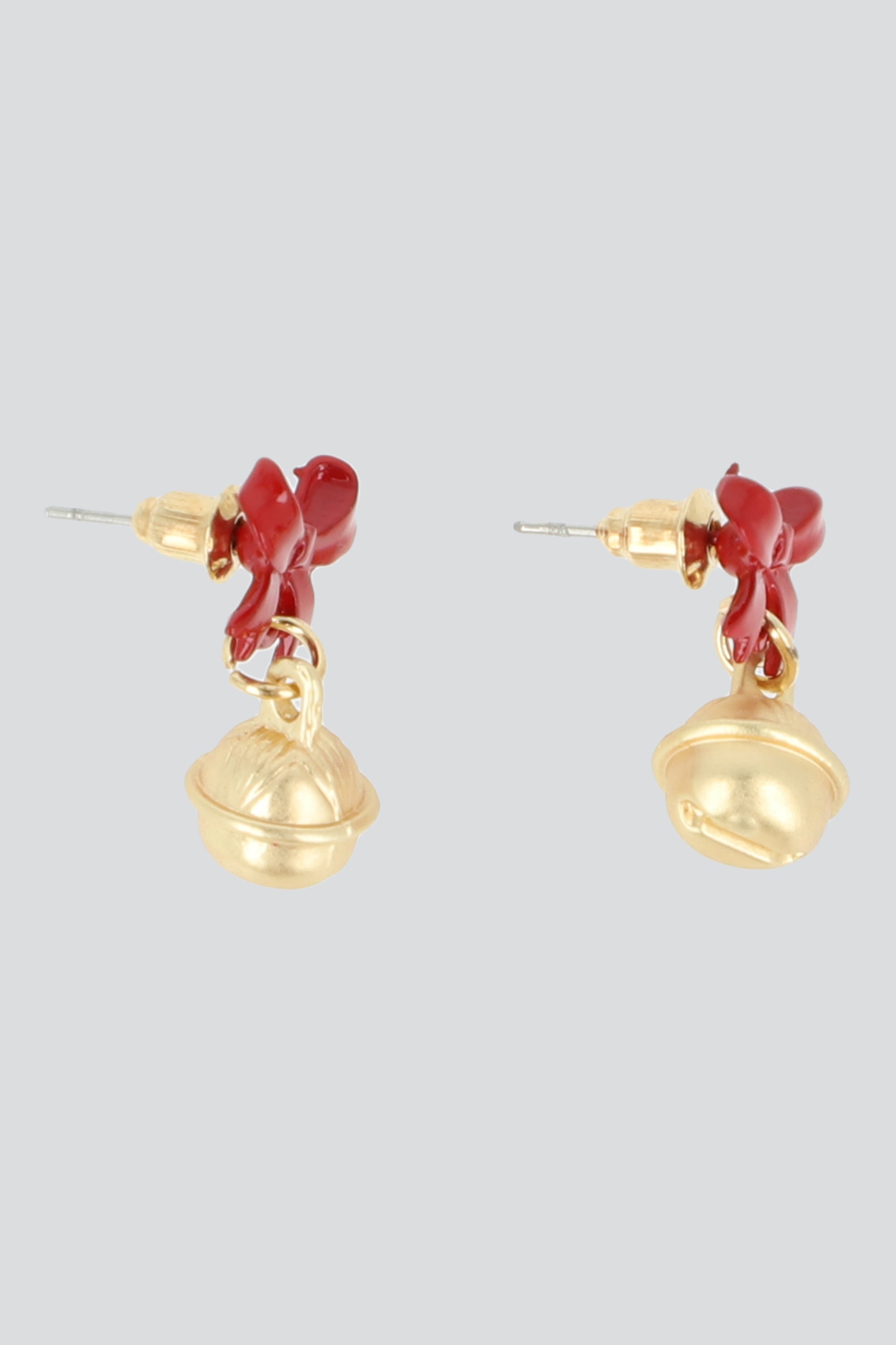 Aretes Moño Navidad ROJO