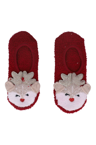 Pantucalcetas diseño reno ROJO