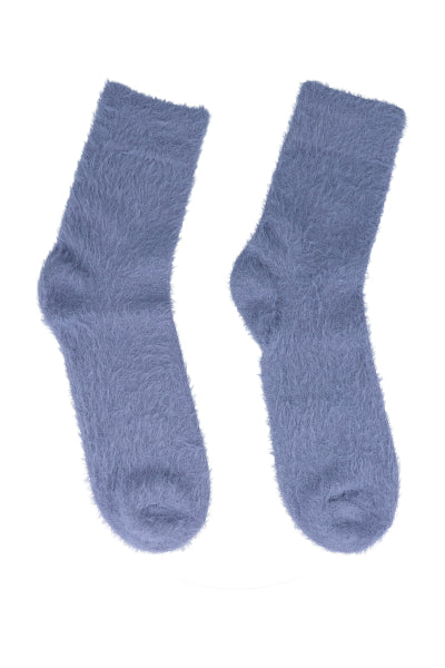 Calcetas textura felpa AZUL