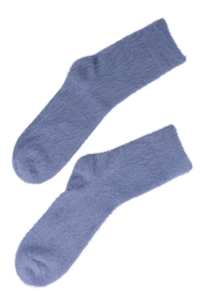 Calcetas textura felpa AZUL
