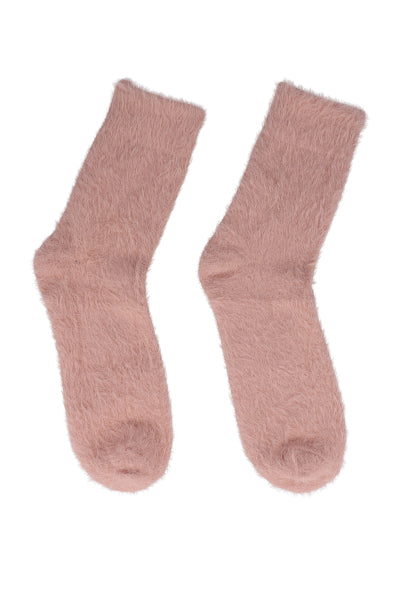 Calcetas textura felpa ROSA