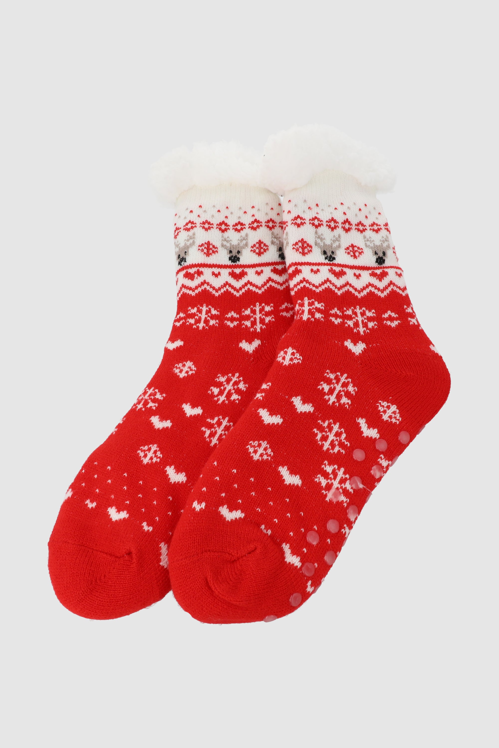 Pantucalcetas estampado navideño ROJO