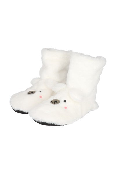 Pantucalcetas diseño oso BLANCO