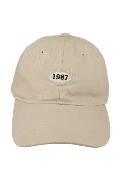 Gorra Bordado 1987 BEIGE