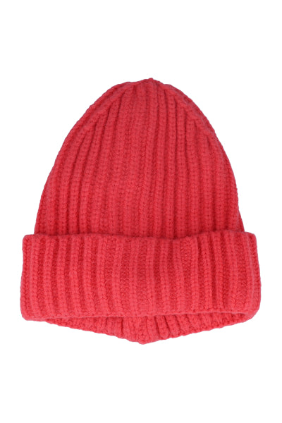 Beanie tejido monocolor ROSA