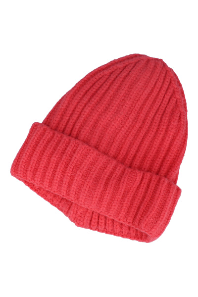 Beanie tejido monocolor ROSA