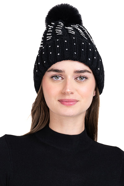 Gorro tejido trenzado