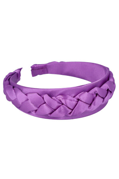 Diadema color trenza MORADO