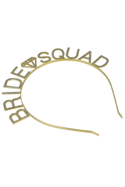 DIADEMA METALICA BRIDE SQUAD ORO