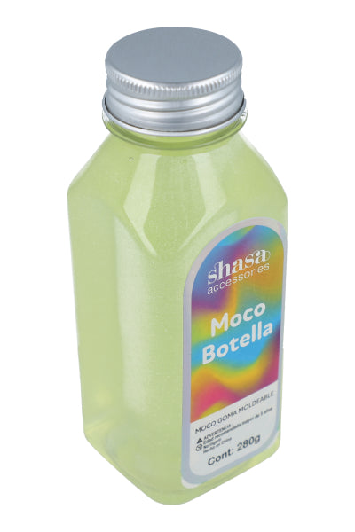 Moco botella brillos