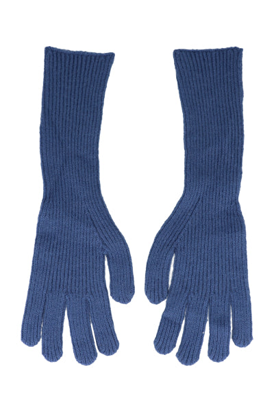 Guantes largos tejido ancho