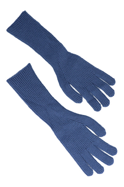 Guantes largos tejido ancho