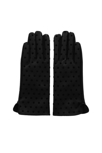 Guantes efecto piel puntos