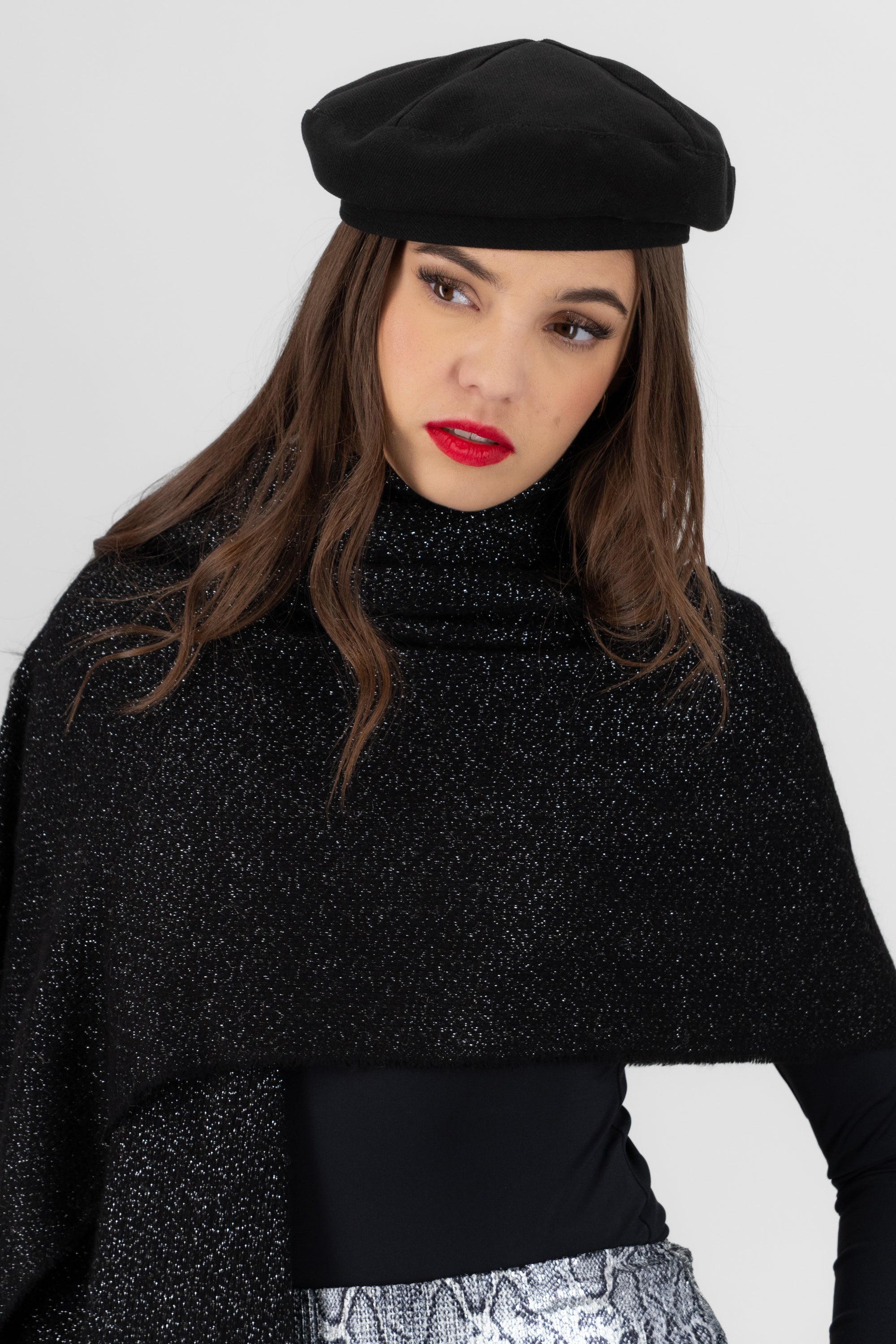 Bufanda detalle lurex NEGRO