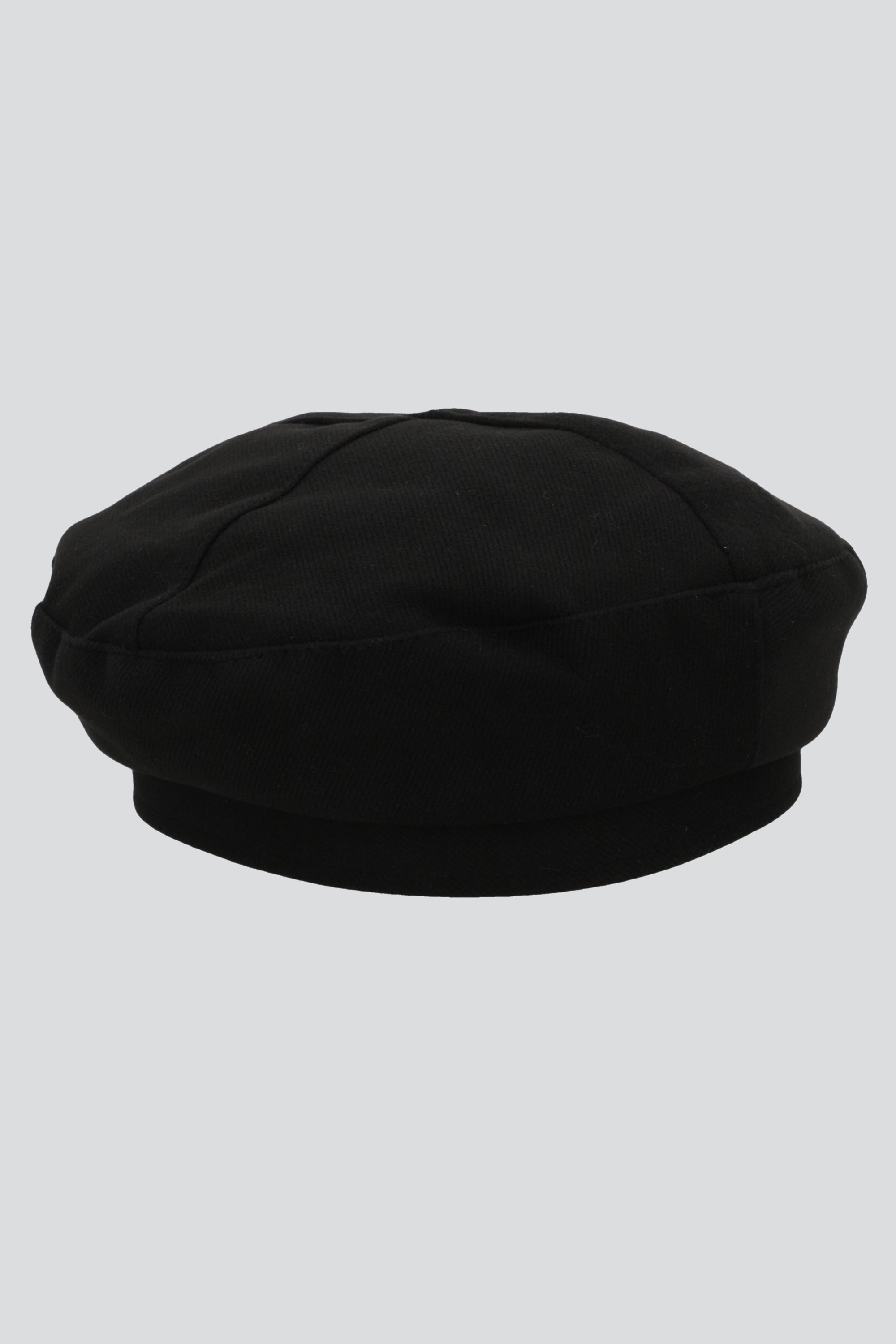 Boina fieltro monocolor NEGRO