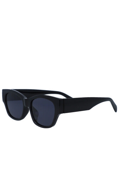 Lentes sol rectangulares bordes NEGRO