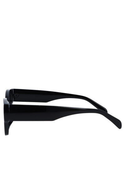 Lentes sol rectangulares bordes NEGRO