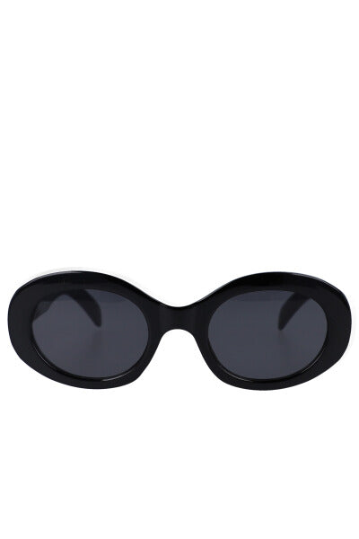 Lentes Sol Ovalados Oversize NEGRO