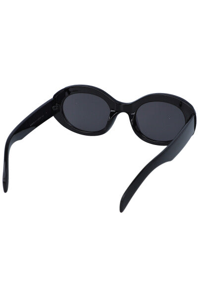 Lentes Sol Ovalados Oversize NEGRO