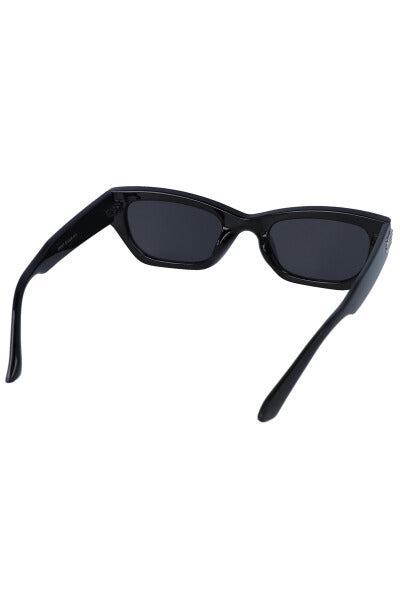 Lentes sol rectangulares remaches NEGRO