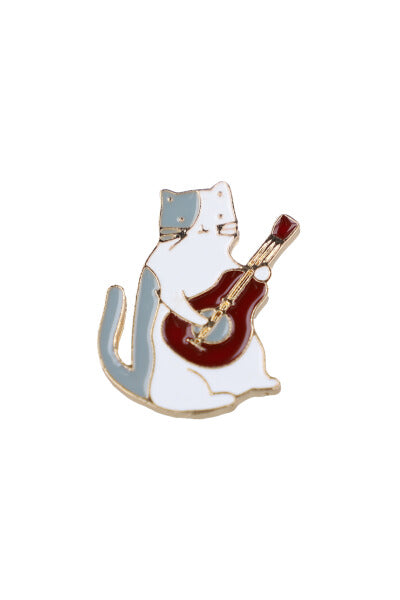 Pin Gato Guitarra