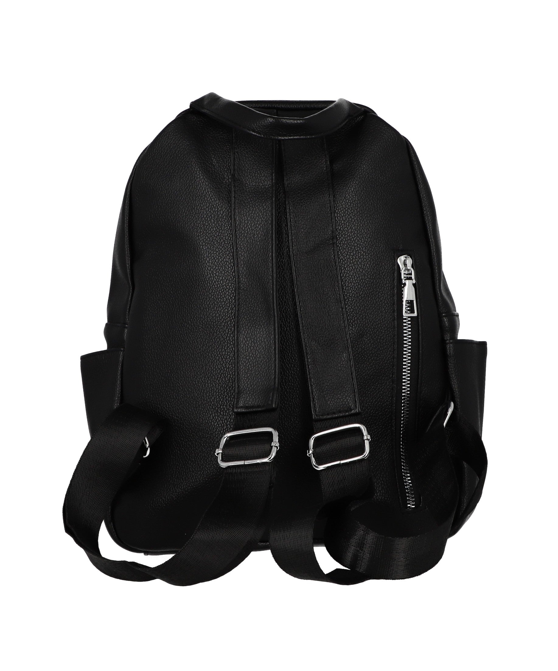 Mochila Efecto Piel Cremalleras