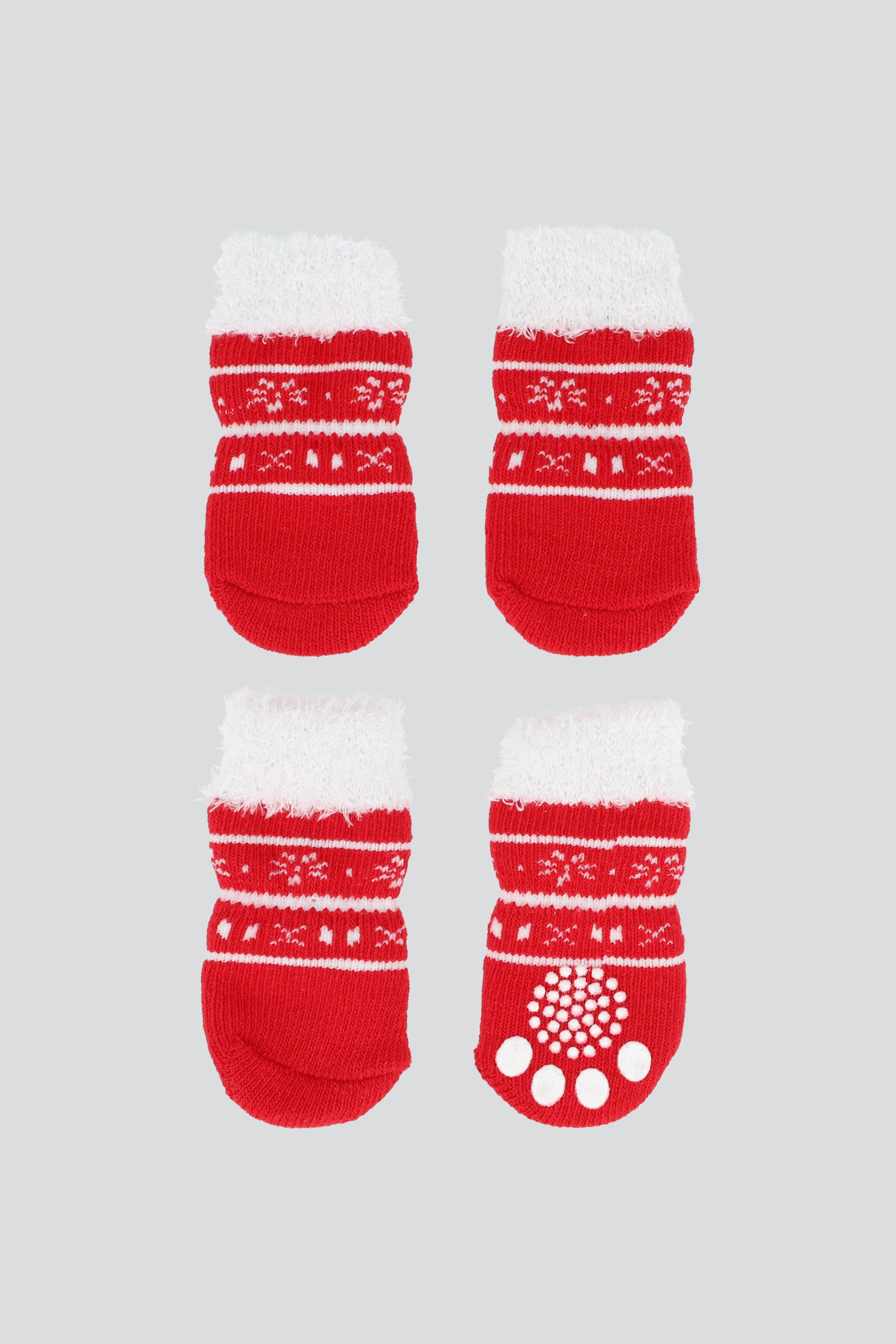 Calcetines Mascota Navideños ROJO