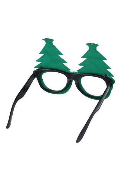 Lentes diseño árbol navidad VERDE