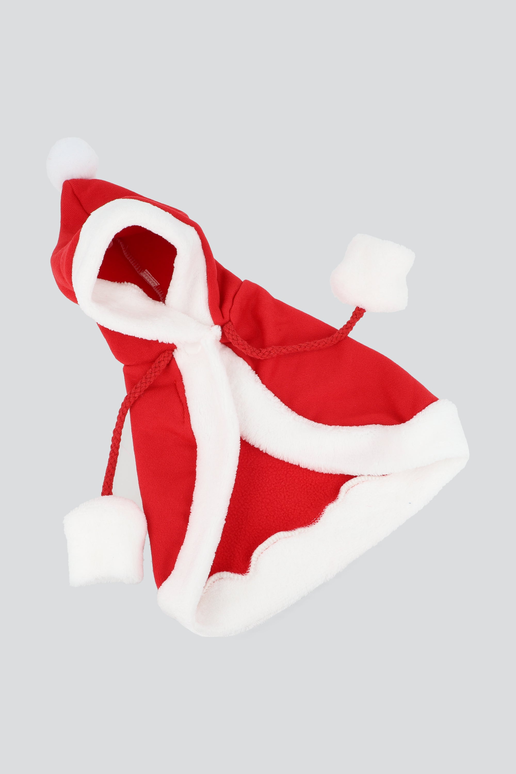 Capa para mascota diseño navideño ROJO