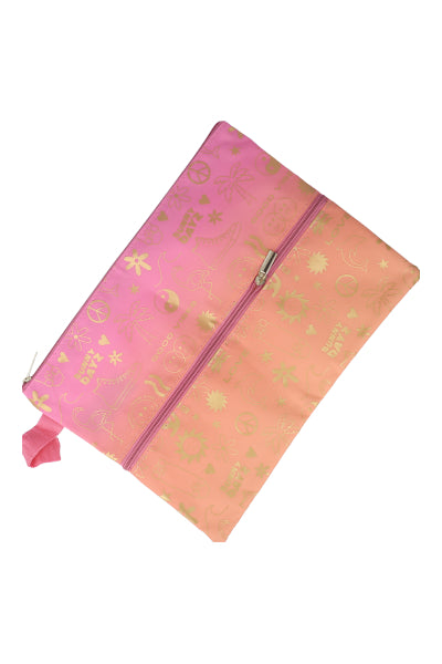 Estuche plano estampado ROSA