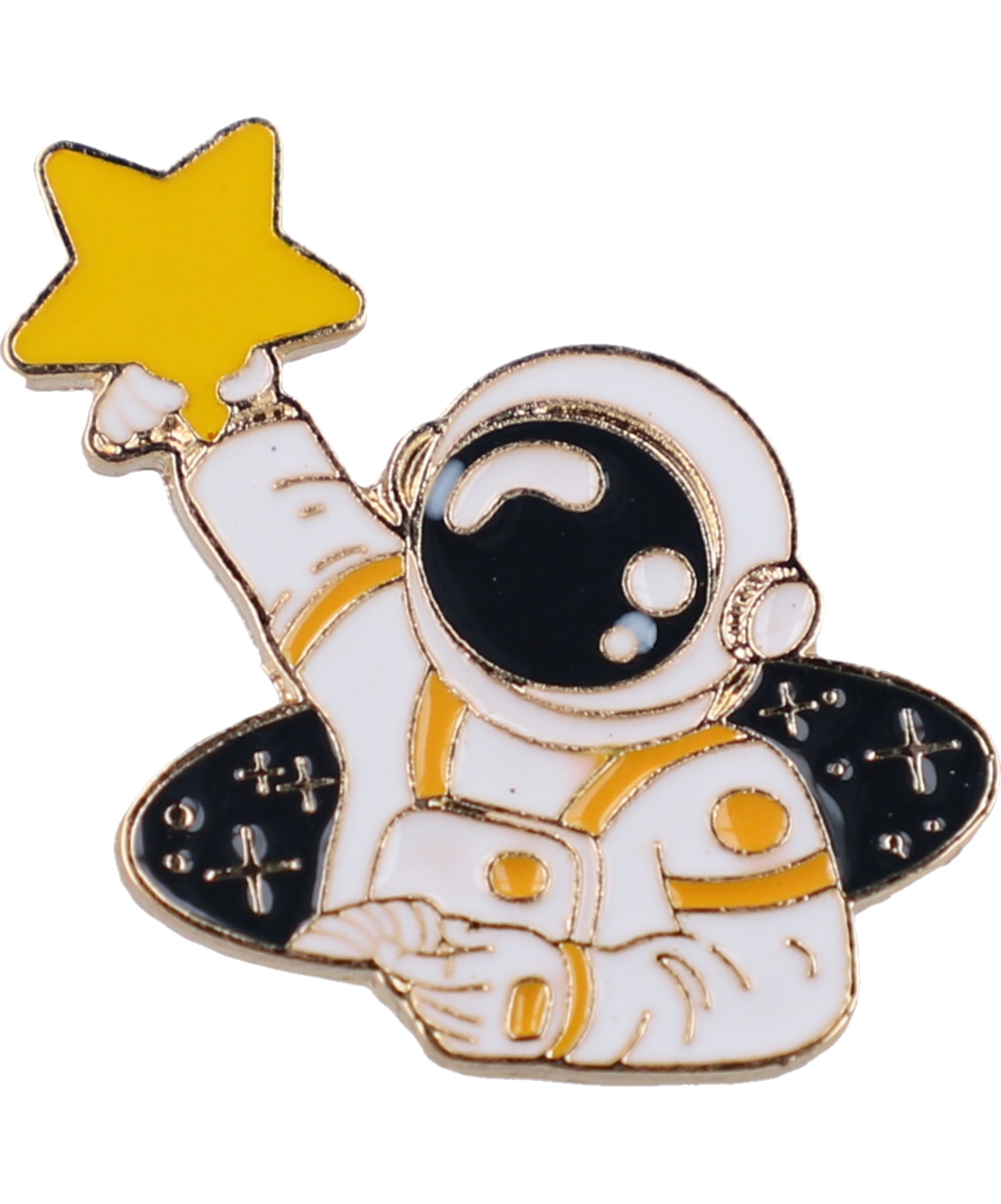 Pin astronauta estrella BLANCO