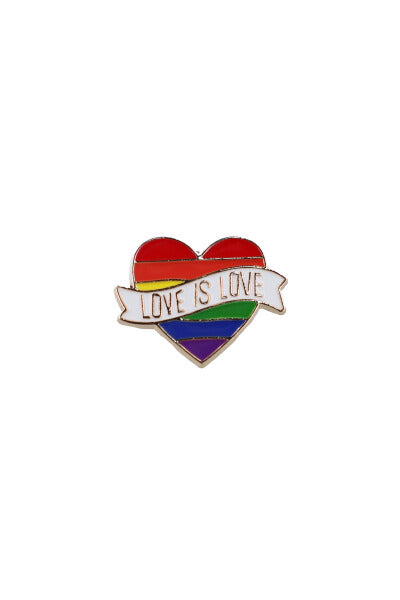 Pin Corazón Love Is Love MULTICOLOR