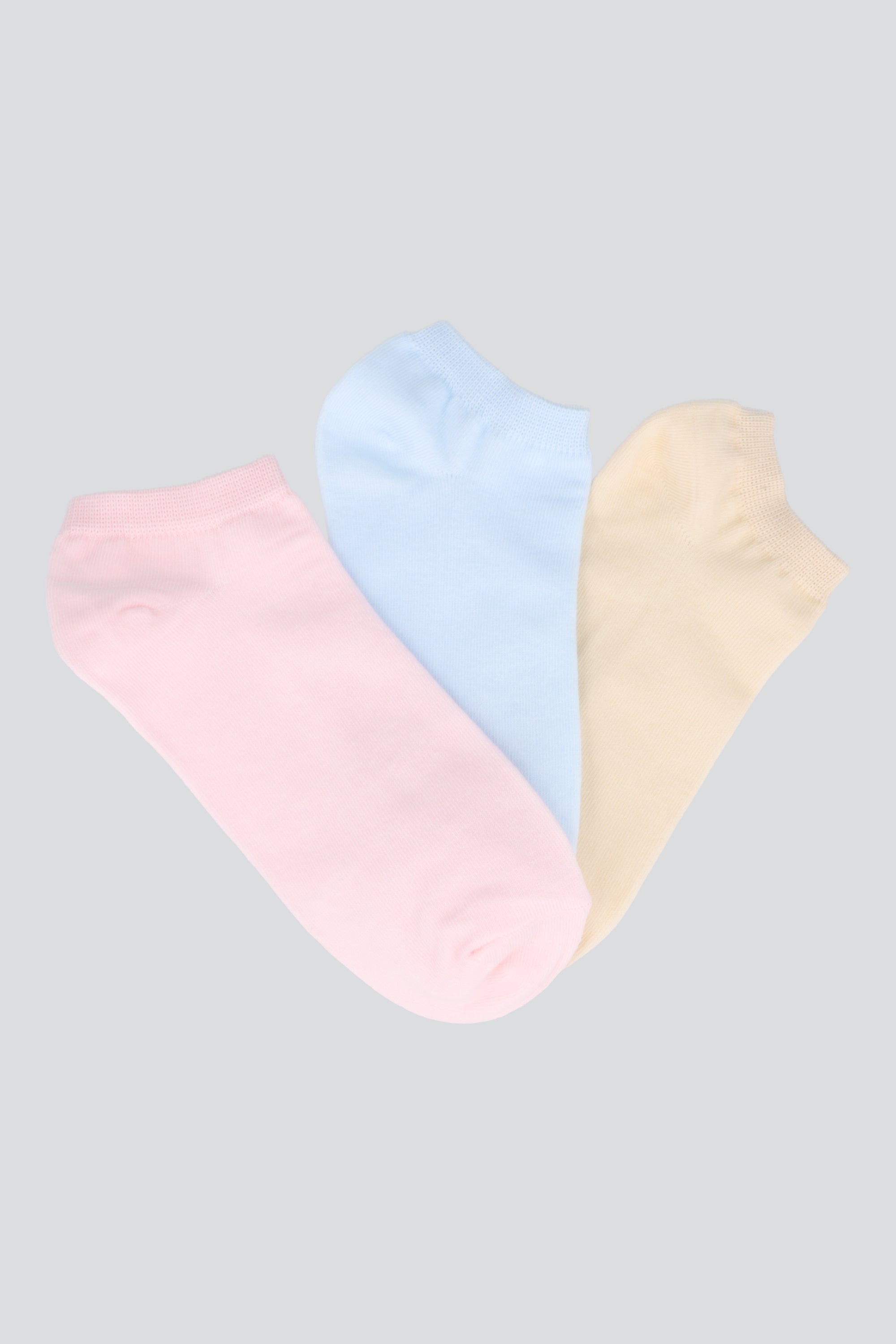 Set 3 Pares Tines Lisos MULTICOLOR PASTEL