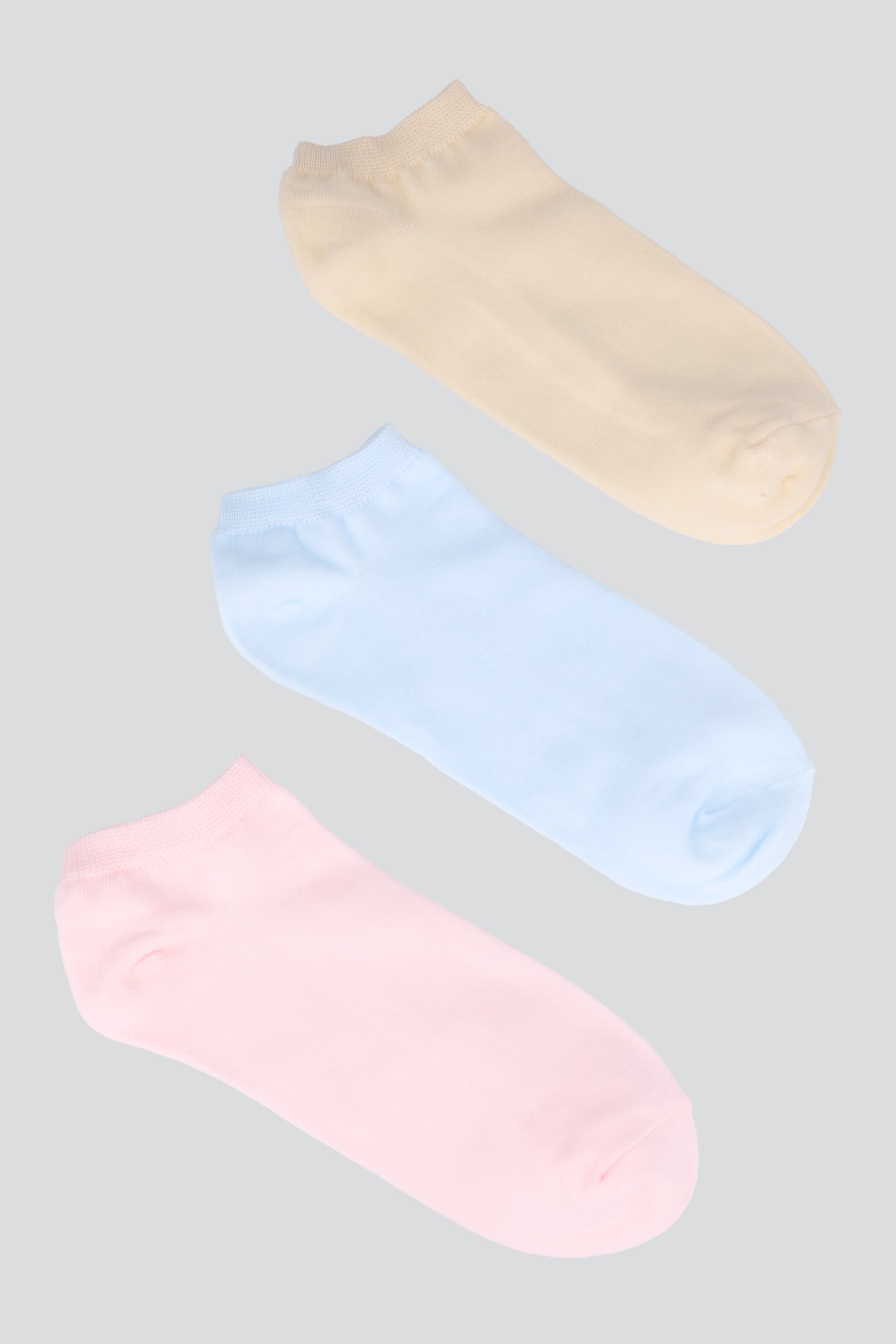 Set 3 Pares Tines Lisos MULTICOLOR PASTEL