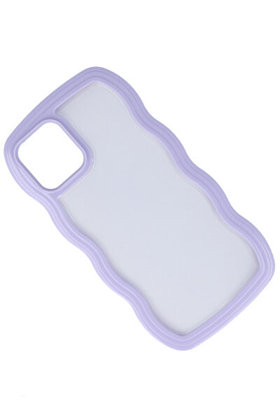 FUNDA CEL I12 CONTORNO ONDAS MORADO