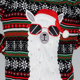 Suéter navideño llama luces