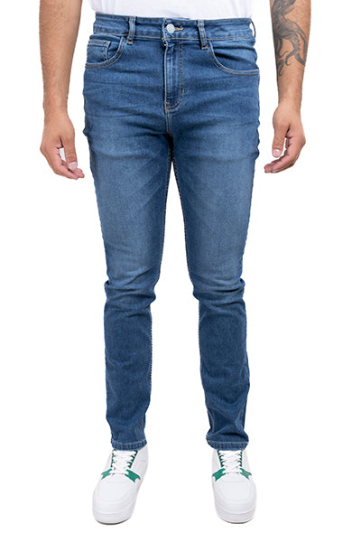 Jeans lisos bolsillos