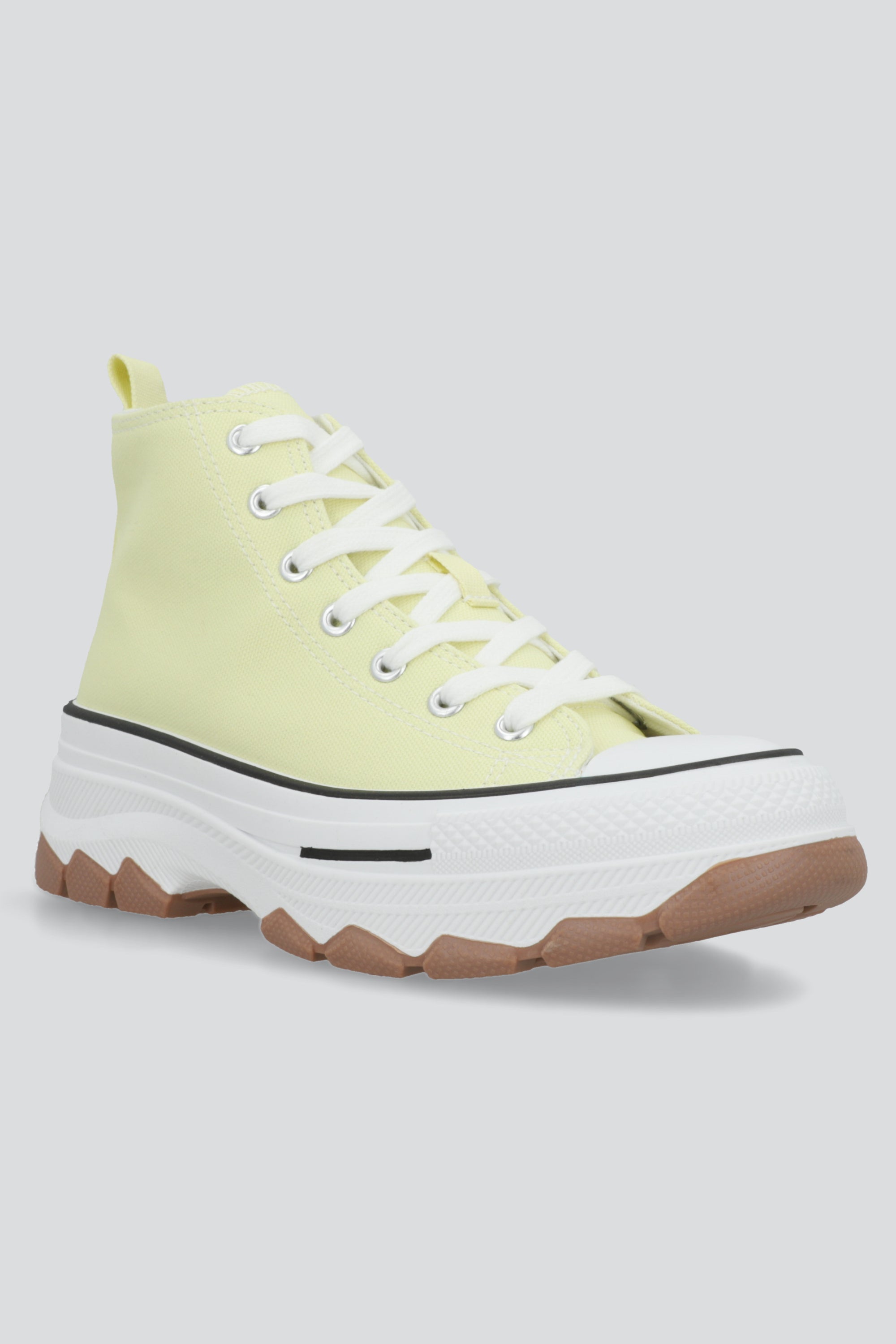 Tenis Canvas Suela Track AMARILLO PASTEL
